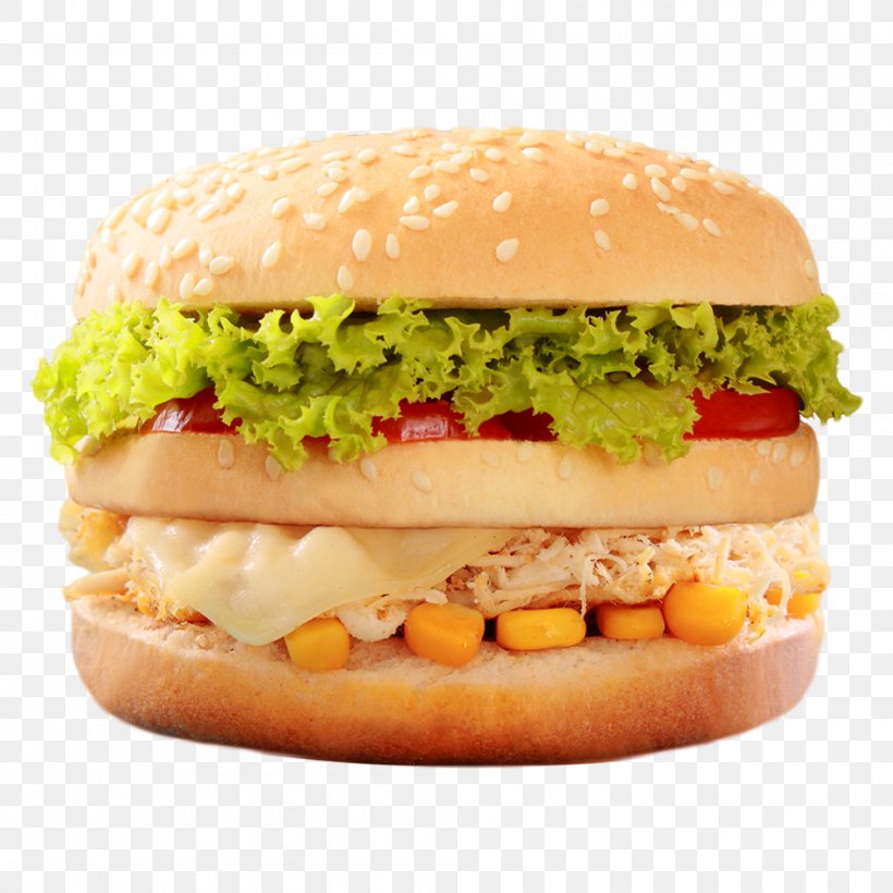 Cheeseburger Hamburger Whopper McDonald's Big Mac Breakfast Sandwich, PNG, 1000x1000px, Cheeseburger, American Food, Bacon, Big Mac, Bread Download Free