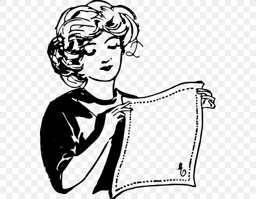 Cloth Napkins Handkerchief Clip Art, PNG, 563x640px, Watercolor, Cartoon, Flower, Frame, Heart Download Free