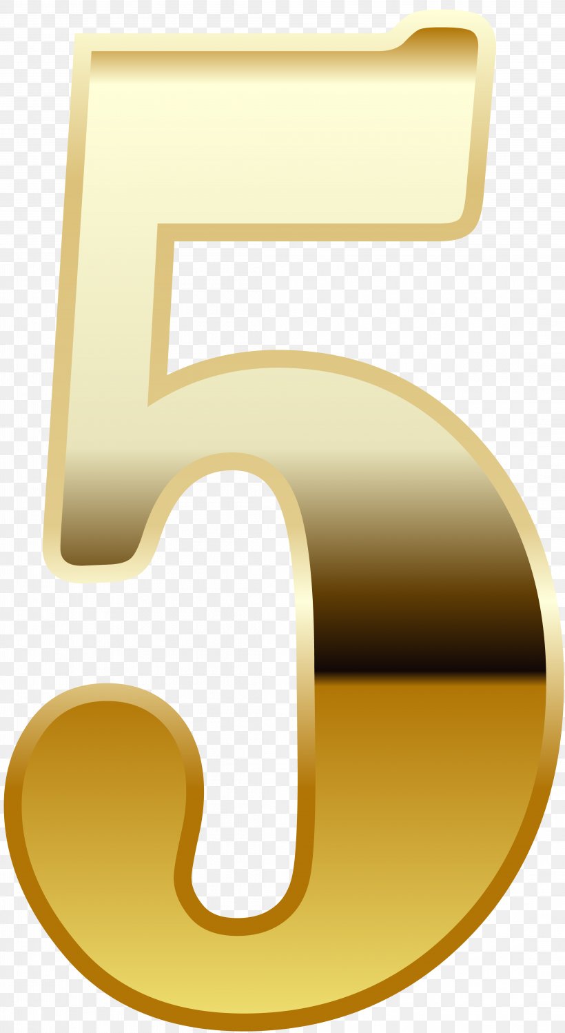 Download Number Clip Art, PNG, 4377x8000px, Symbol, Gold, Material, Number, Product Design Download Free
