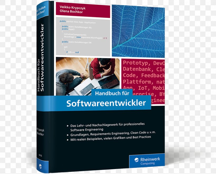 Handbuch Für Softwareentwickler: Das Standardwerk Zu Professionellem Software Engineering Computer Software Software Developer Software Testing, PNG, 990x800px, Software Engineering, Advertising, Antivirus Software, Brand, Brochure Download Free