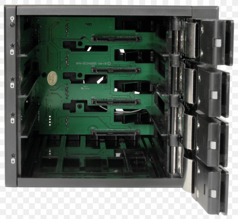 Hard Drives Serial ATA Backplane Mobile Rack Serial Attached SCSI, PNG, 2296x2112px, Hard Drives, Backplane, Cable Management, Computer, Computer Case Download Free