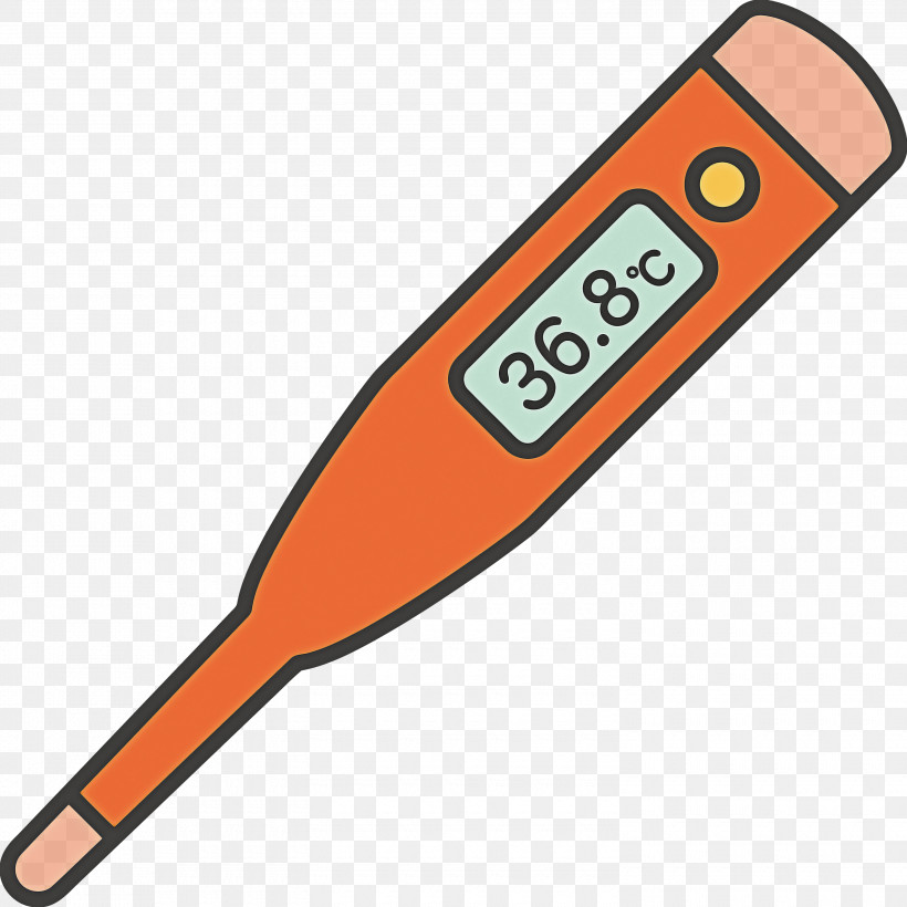 Thermometer, PNG, 3000x3000px, Thermometer, Softball Bat Download Free
