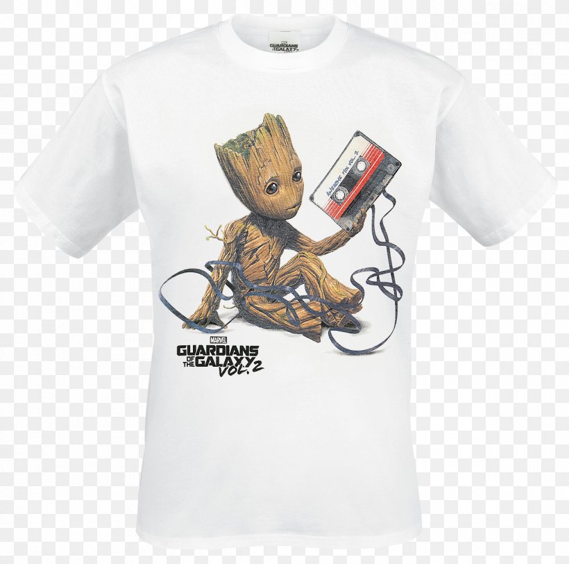 Baby Groot T-shirt Star-Lord Compact Cassette, PNG, 1200x1189px, Groot, Adhesive Tape, Baby Groot, Brand, Clothing Download Free