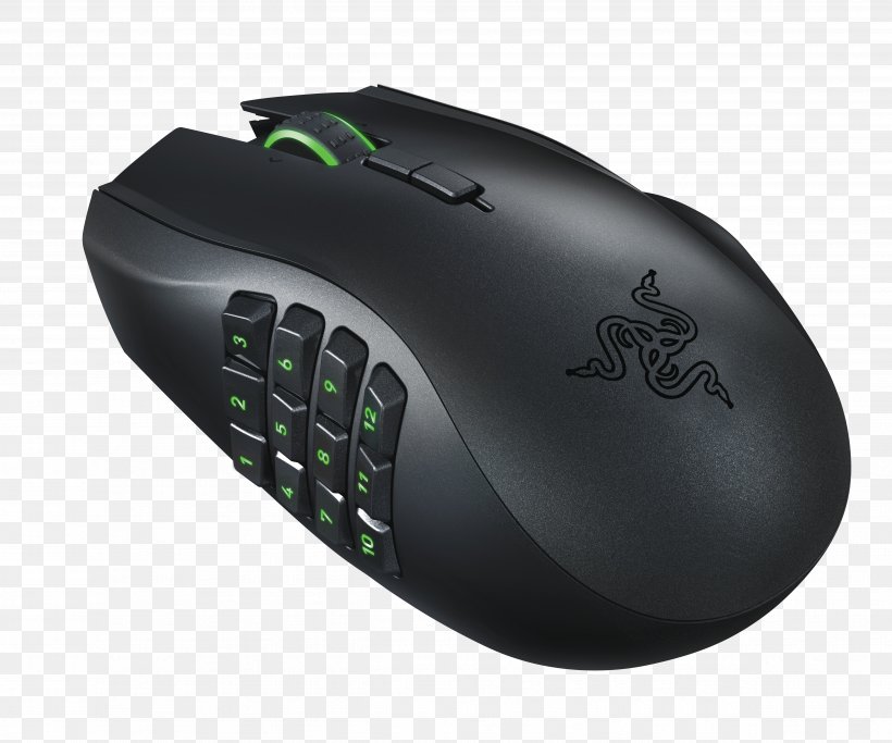 Computer Mouse Razer Naga Epic Chroma Razer Inc. Wireless, PNG, 4843x4035px, Computer Mouse, Computer Component, Computer Hardware, Dots Per Inch, Electronic Device Download Free