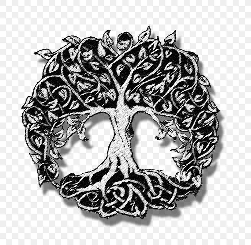 Tree Of Life World Tree Symbol, PNG, 800x800px, Tree Of Life, Black And White, Celtic Art, Celts, Idea Download Free