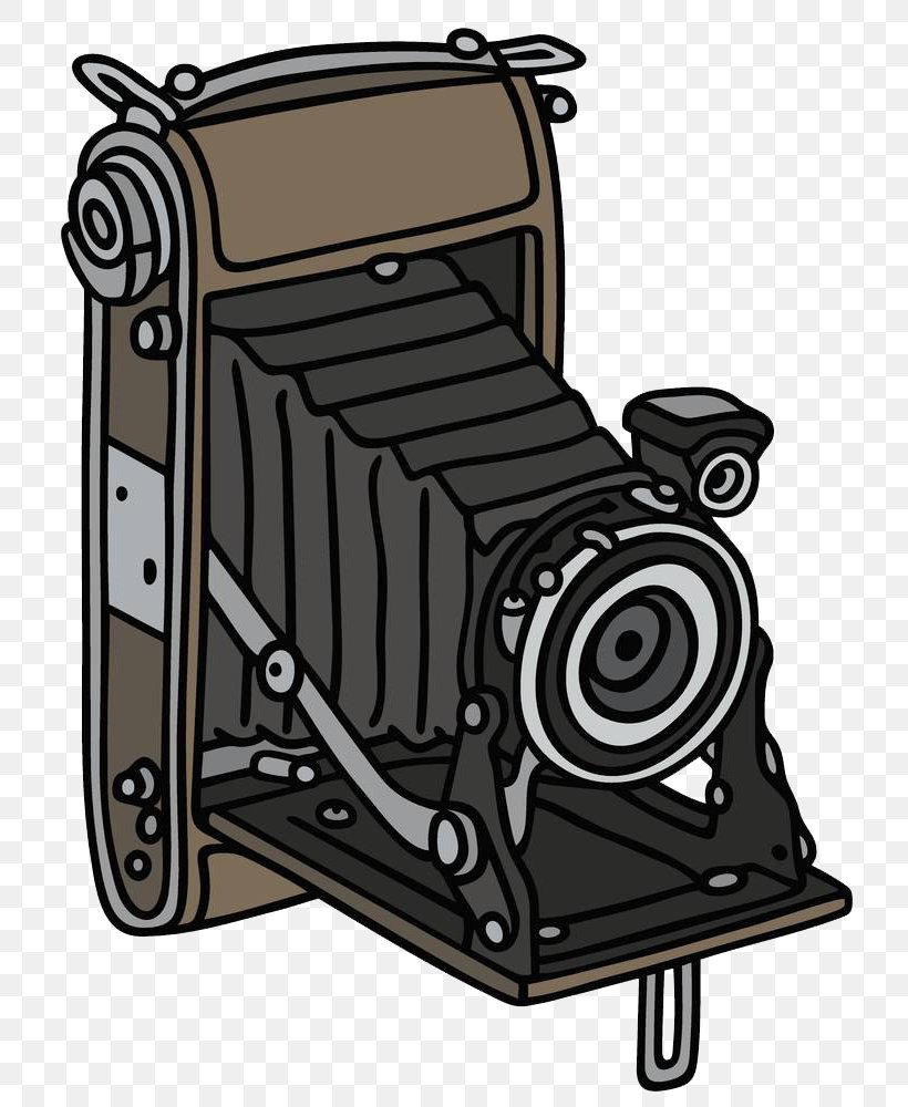 Camera Drawing Photography Clip Art, PNG, 751x1000px, Camera, Art, Automotive Design, Bellows, Black And White Download Free