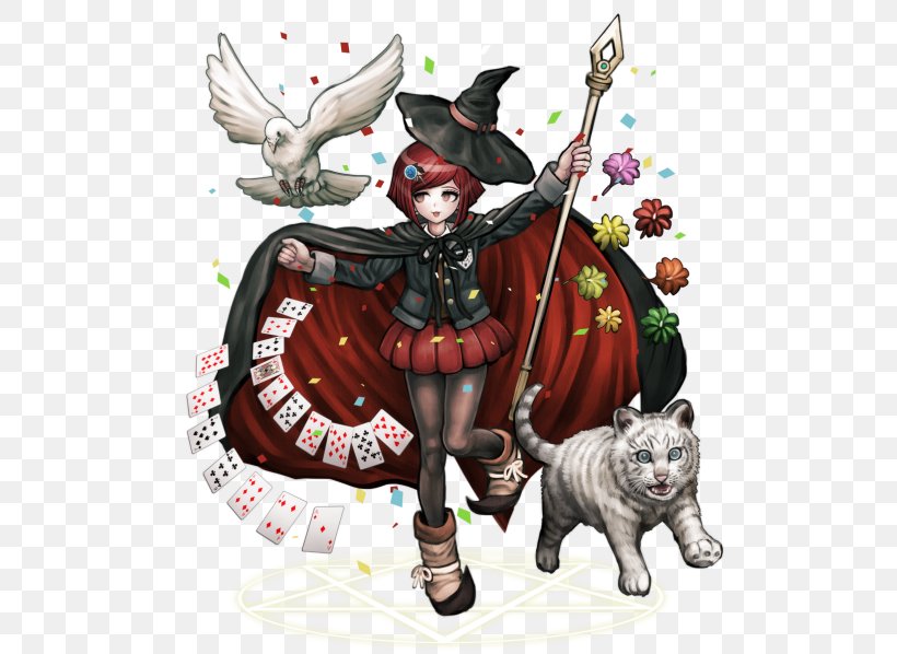 Danganronpa V3: Killing Harmony Cosplay Video Game Magician, PNG, 555x598px, Watercolor, Cartoon, Flower, Frame, Heart Download Free
