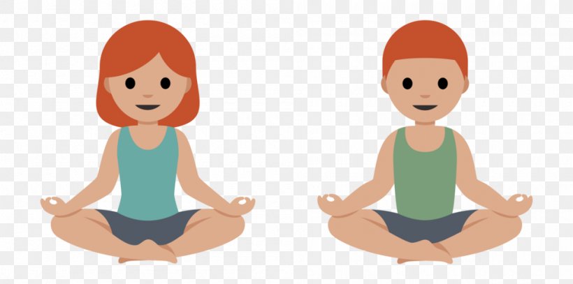 Emoji Yoga Meditation Lotus Position Emoticon, PNG, 1000x497px, Watercolor, Cartoon, Flower, Frame, Heart Download Free