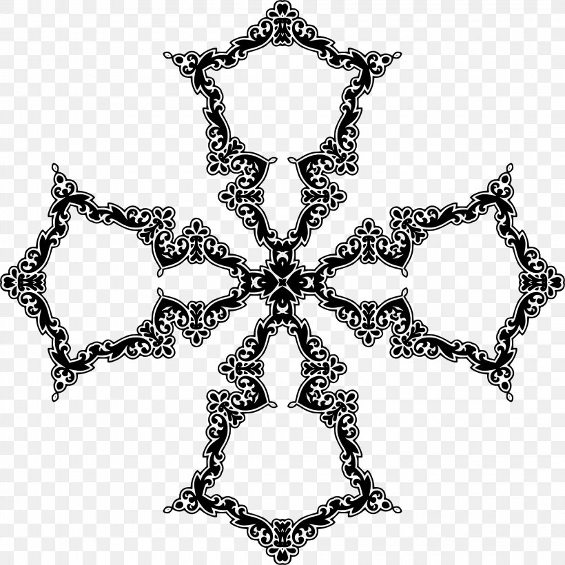 Mandala Public Domain Clip Art, PNG, 2300x2300px, Mandala, Black And White, Body Jewelry, Crucifix, Drawing Download Free