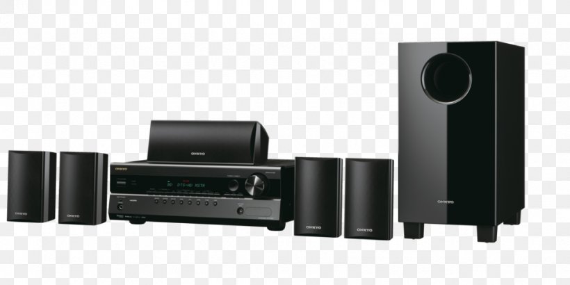 Home Theater Systems Onkyo 5.1 Surround Sound AV Receiver, PNG, 976x488px, 51 Surround Sound, 71 Surround Sound, Home Theater Systems, Amplifier, Audio Download Free
