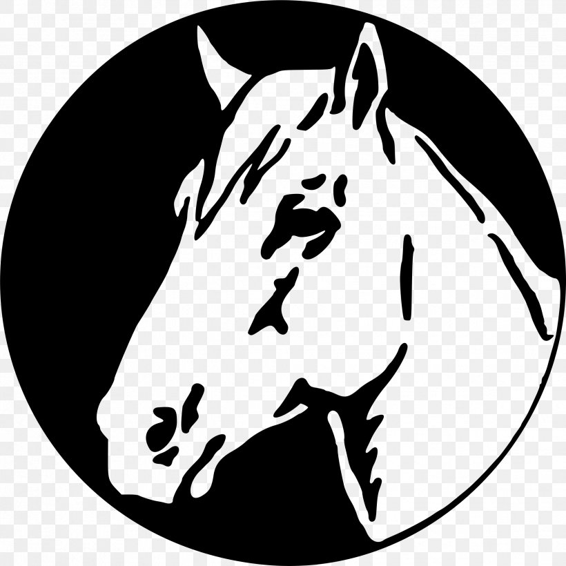 Horse Pony Borders And Frames Clip Art, PNG, 2376x2376px, Horse, Art, Artwork, Black, Black And White Download Free