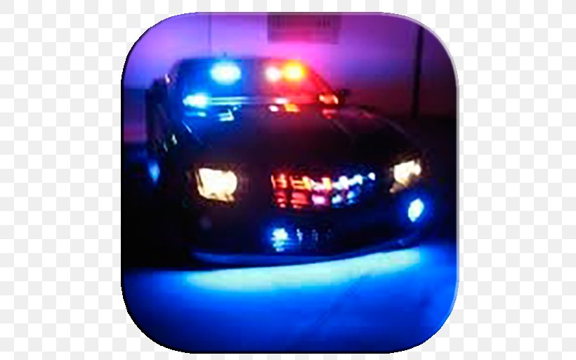 Police Car Automotive Lighting Emergency Vehicle Lighting, PNG, 512x512px, Car, Automotive Exterior, Automotive Lighting, Blue, Display Device Download Free
