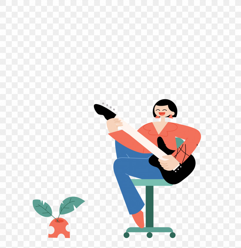 Alone Time, PNG, 2427x2500px, Alone Time, Acoustic Guitar, Cartoon, Drawing, Electric Guitar Download Free