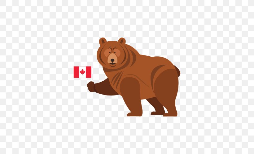 Brown Bear Grizzly Bear Bear Animal Figure Brown, PNG, 500x500px, Brown Bear, Animal Figure, Bear, Brown, Cartoon Download Free
