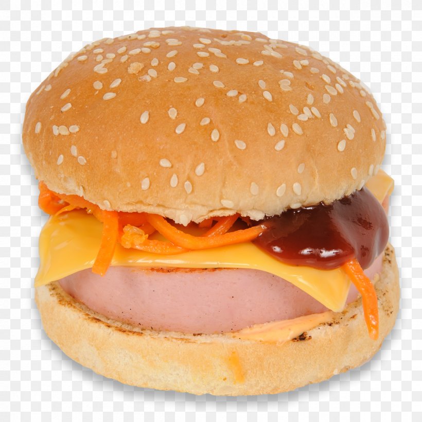 Hamburger Cheeseburger Breakfast Sandwich Fast Food Ham And Cheese Sandwich, PNG, 1200x1200px, Hamburger, American Food, Breakfast Sandwich, Buffalo Burger, Bun Download Free