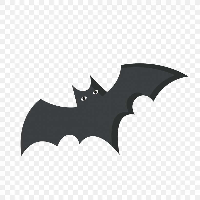 Vector Graphics Image Illustration Halloween, PNG, 2107x2107px, Halloween, Bat, Black And White, Mammal, Microbat Download Free