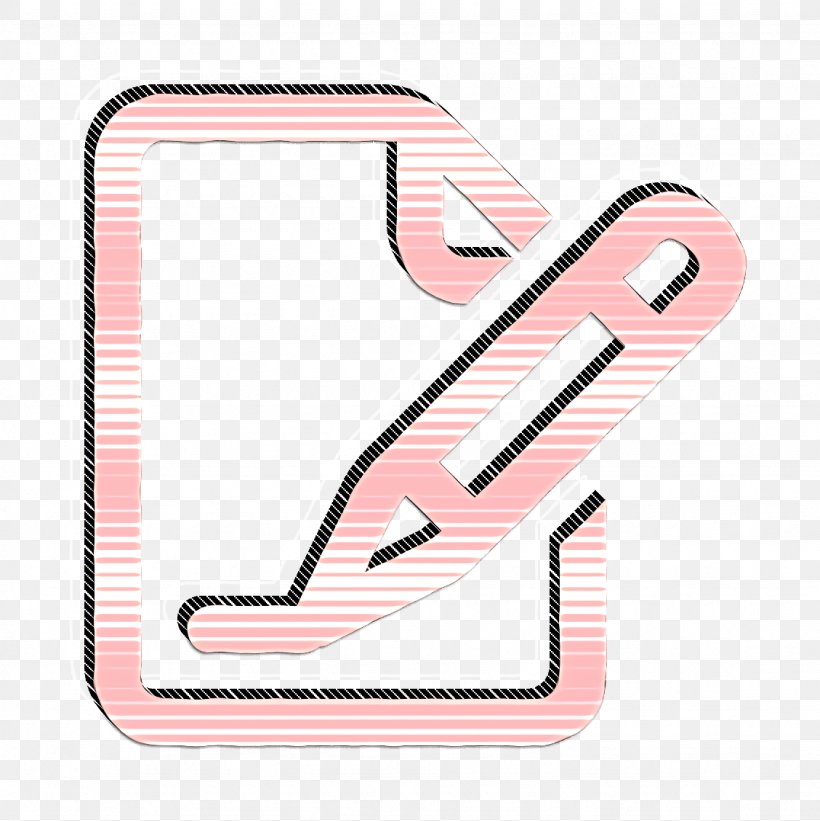 Document Icon Pen Icon Sign Icon, PNG, 1128x1130px, Document Icon, Pen Icon, Pink, Sign Icon, Signature Icon Download Free