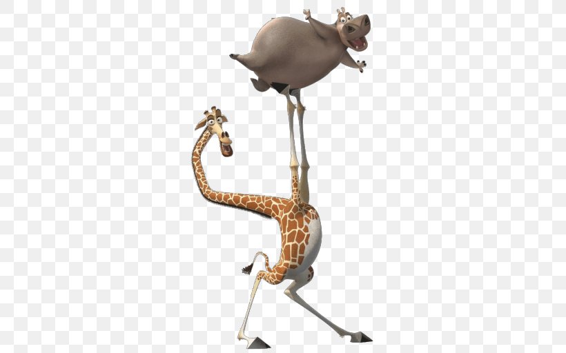 Hippopotamus Melman Madagascar Northern Giraffe, PNG, 512x512px, Hippopotamus, Animation, Character, Computer Animation, Figurine Download Free