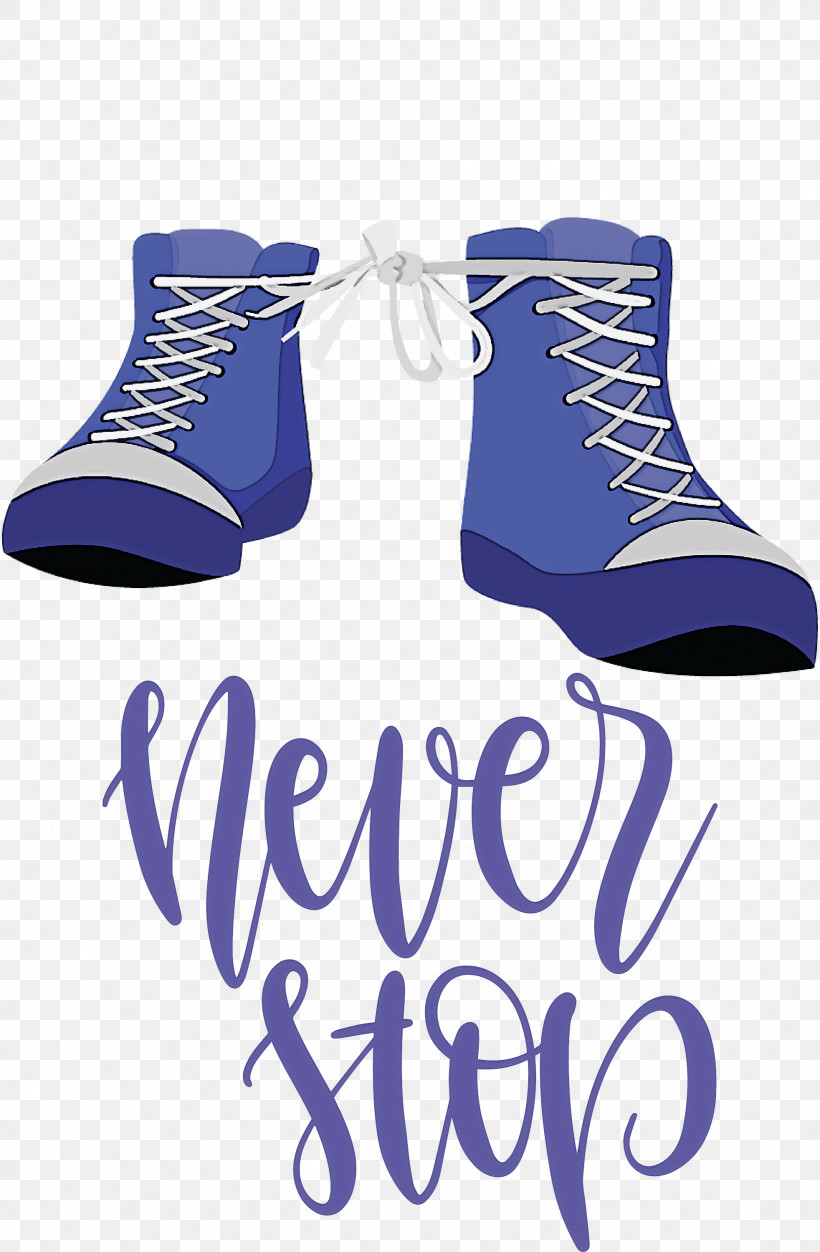 Never Stop Motivational Inspirational, PNG, 1964x3000px, Never Stop, Electric Blue M, Fashion, Inspirational, Logo Download Free