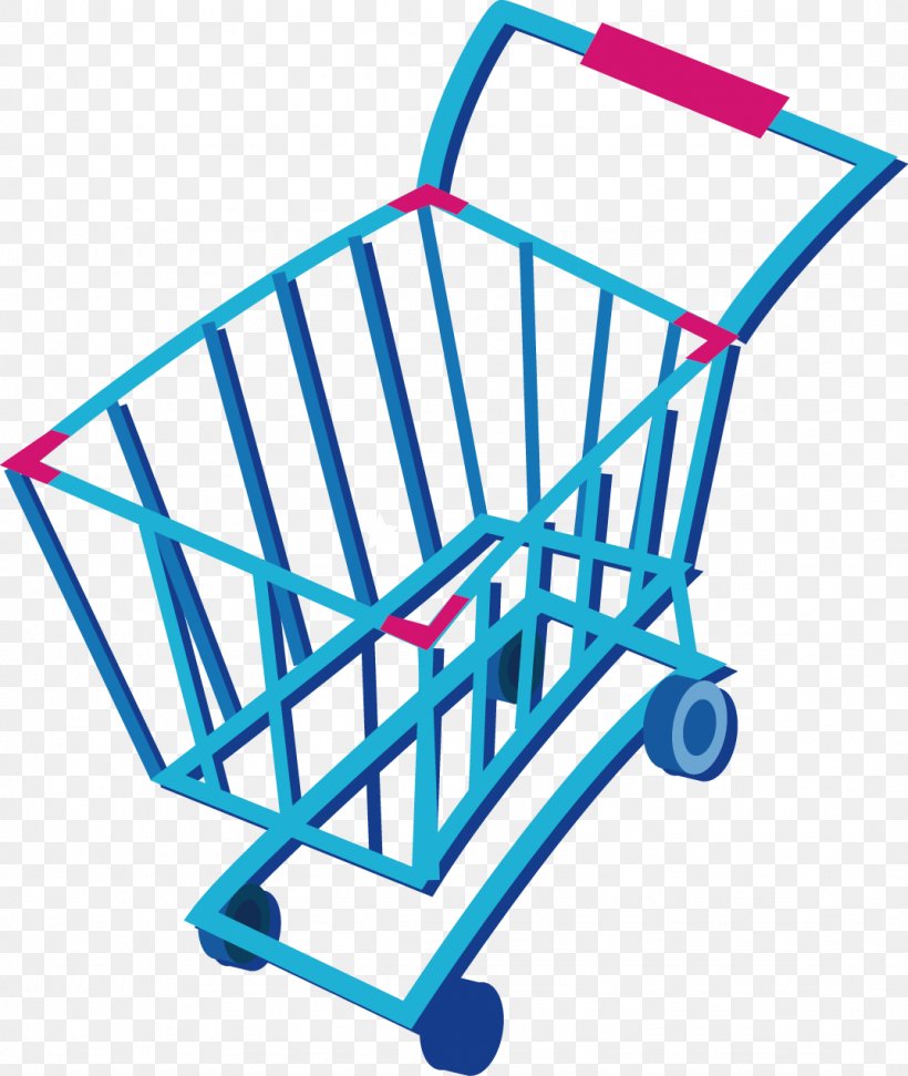 Shopping Cart Designer Euclidean Vector, PNG, 1074x1273px, Shopping Cart, Area, Artworks, Baby Products, Blue Download Free