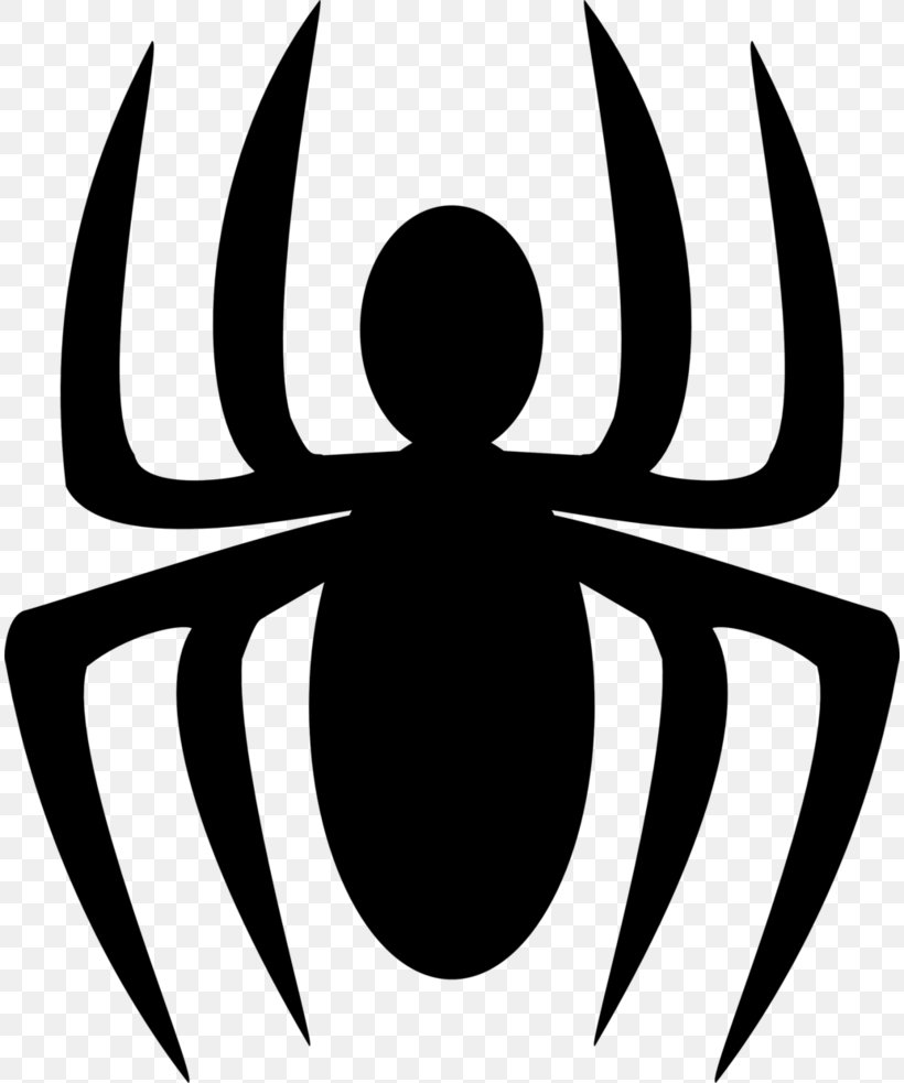 Spider-Man Logo Clip Art, PNG, 812x983px, Spiderman, Amazing Spiderman, Artwork, Black And White, Drawing Download Free