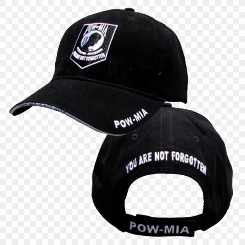 Baseball Cap Hat Military National League Of Families POW/MIA Flag, PNG, 1000x1000px, Baseball Cap, Army, Baseball, Baseball Equipment, Cap Download Free