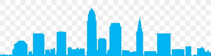 Cleveland Skyline Art Silhouette, PNG, 1920x512px, Cleveland, Art, Brand, City, Cityscape Download Free
