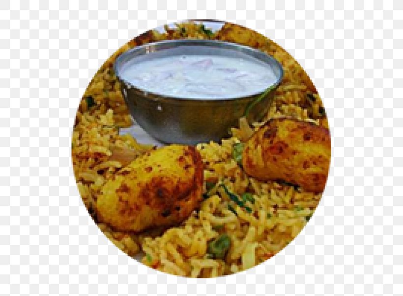 Hyderabadi Biryani Indian Cuisine South Asian Cuisine, PNG, 607x604px, Biryani, Asian Cuisine, Asian Food, Basmati, Cuisine Download Free