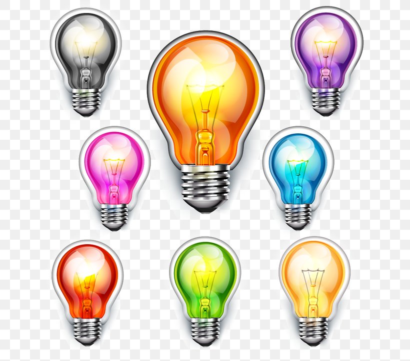 Incandescent Light Bulb Color, PNG, 650x723px, Light, Cdr, Color, Electric Light, Electricity Download Free