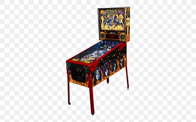 Kiss The Pinball Arcade Stern Electronics, Inc. Arcade Game, PNG, 510x510px, Kiss, Amusement Arcade, Arcade Game, Chicago Gaming, Game Download Free