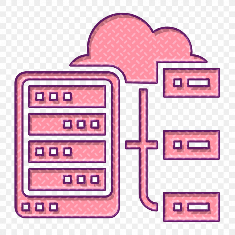 Server Icon Programming Icon, PNG, 1090x1090px, Server Icon, Line, Pink, Programming Icon, Rectangle Download Free