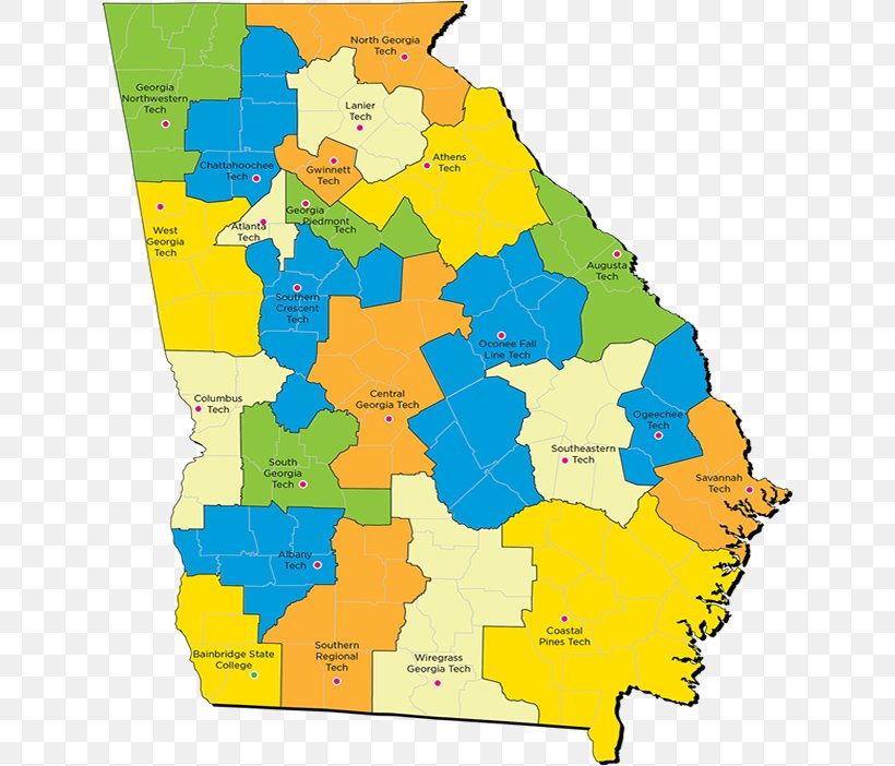 Technical College System Of Georgia Map University School, PNG, 635x702px, Map, Area, Campus, College, College Of Technology Download Free