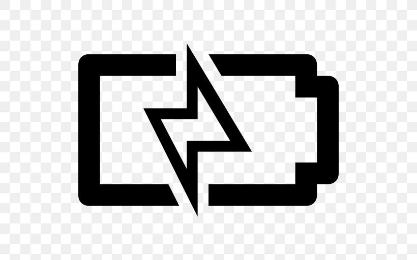Battery Charger Symbol, PNG, 512x512px, Battery Charger, Area, Battery, Black And White, Bookmark Download Free