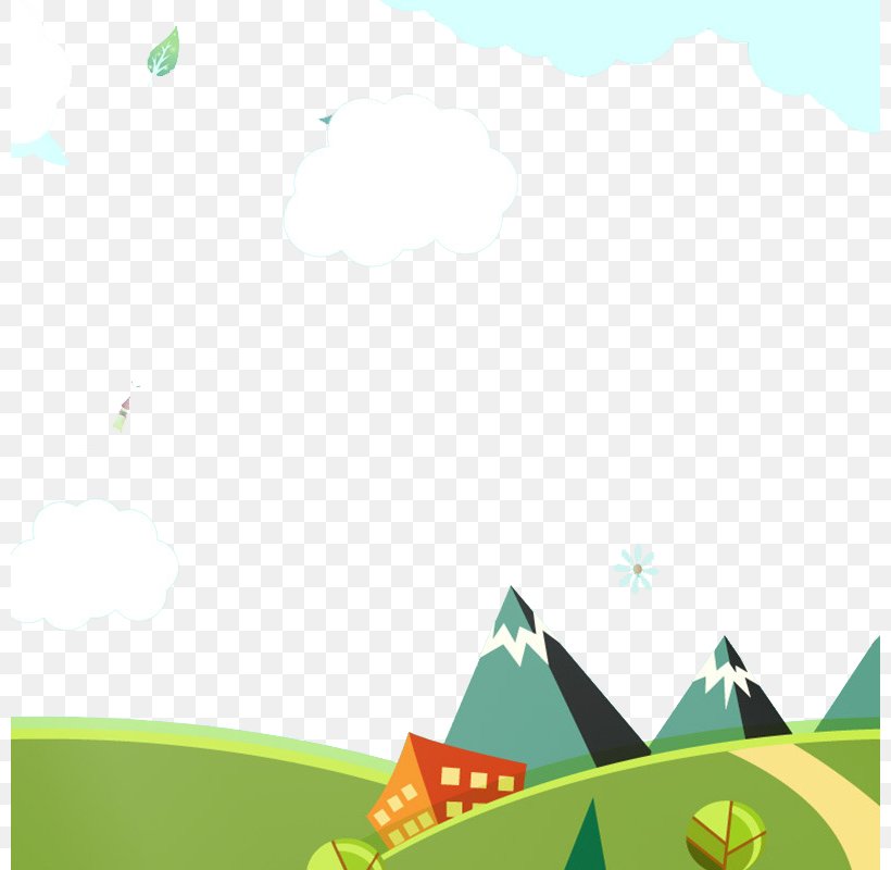 Cartoon Desktop Wallpaper Promotion, PNG, 800x800px, Cartoon, Area, Atmosphere Of Earth, Daytime, Ecosystem Download Free