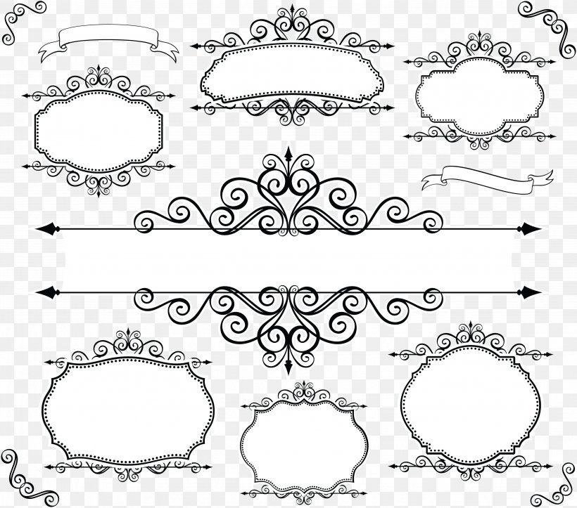 Lace Textile Line, PNG, 3711x3276px, Lace, Area, Auto Part, Black And White, Body Jewelry Download Free