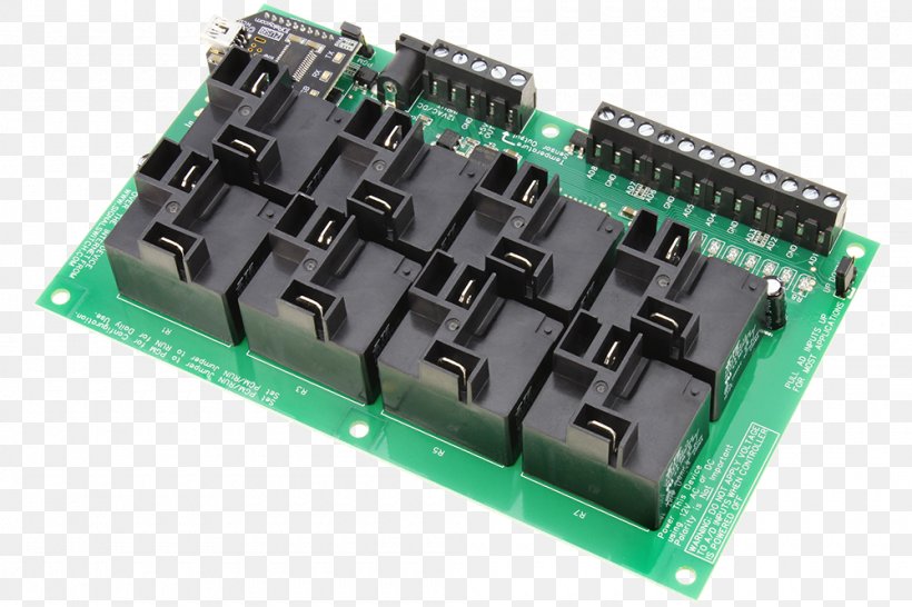 Microcontroller Transistor Relay Electronic Circuit Electronics, PNG, 1000x667px, Microcontroller, Circuit Component, Circuit Prototyping, Computer, Computer Component Download Free