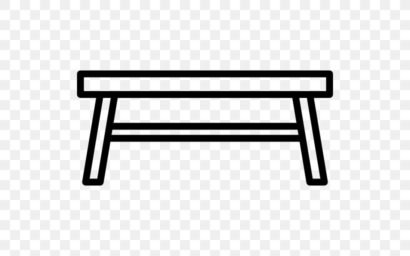 Table Furniture Bench, PNG, 512x512px, Table, Bench, Black And White, Furniture, Garden Furniture Download Free