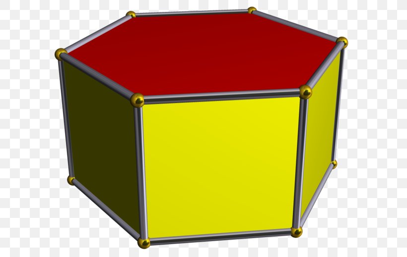 Hexagonal Prism Polyhedron Geometry, PNG, 600x519px, Prism, Area, Face, Geometry, Hexagon Download Free