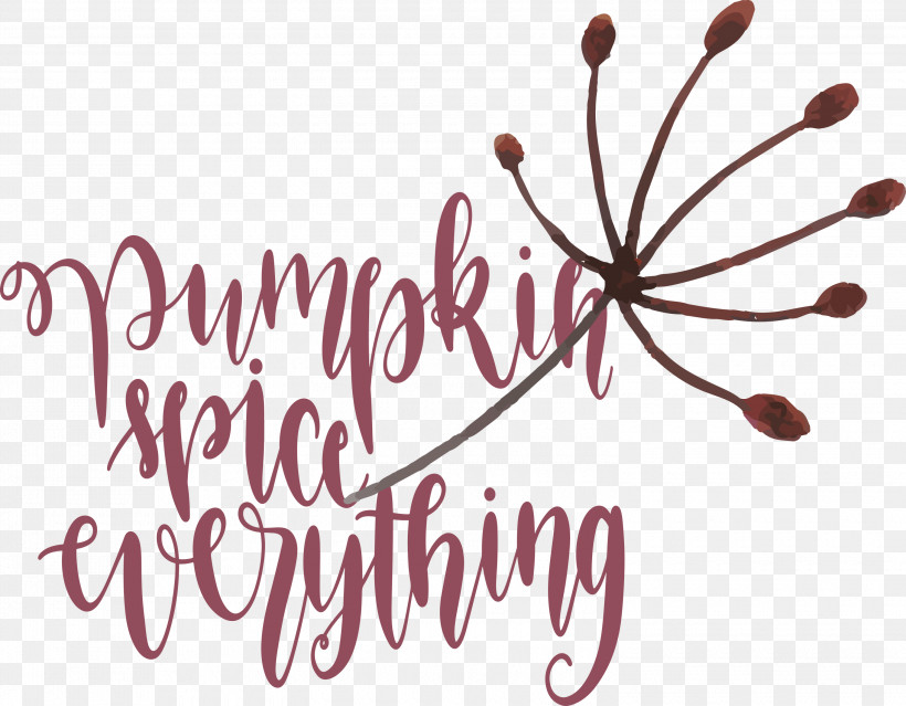 Pumpkin Spice Everything Pumpkin Thanksgiving, PNG, 3000x2340px, Pumpkin Spice Everything, Autumn, Black, Black Screen Of Death, Calligraphy Download Free