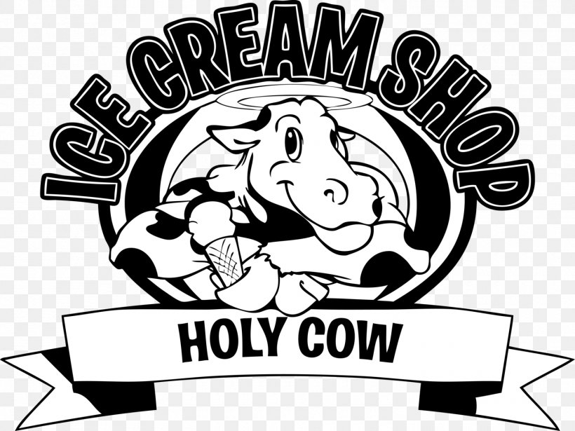 Cattle Holy Cow Ice Cream Shop Milk Happy Cow Ice Cream Shop, PNG, 1500x1125px, Watercolor, Cartoon, Flower, Frame, Heart Download Free