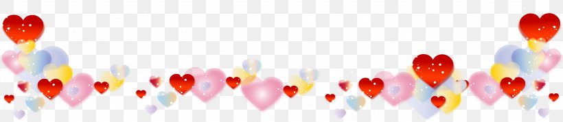 Heart Euclidean Vector, PNG, 4846x1053px, Heart, Animation, Color, Drawing, Flower Download Free