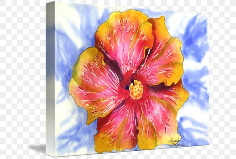 Hibiscus Watercolor Painting Floral Design Art, PNG, 650x553px, Hibiscus, Art, Color, Floral Design, Flower Download Free