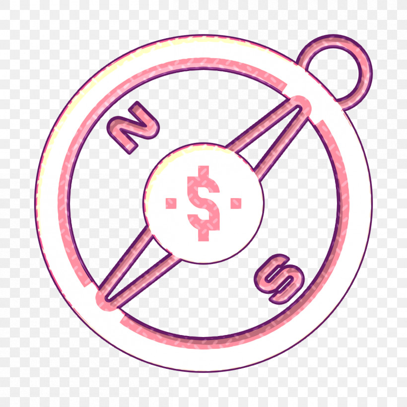 Investment Icon Compass Icon, PNG, 1204x1204px, Investment Icon, Circle, Compass Icon, Pink, Symbol Download Free