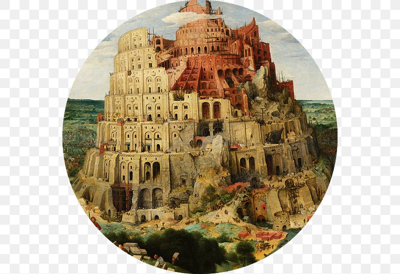 The Tower Of Babel Kunsthistorisches Museum Babylon Art, PNG, 564x561px, Tower Of Babel, Ancient History, Archaeological Site, Art, Artist Download Free