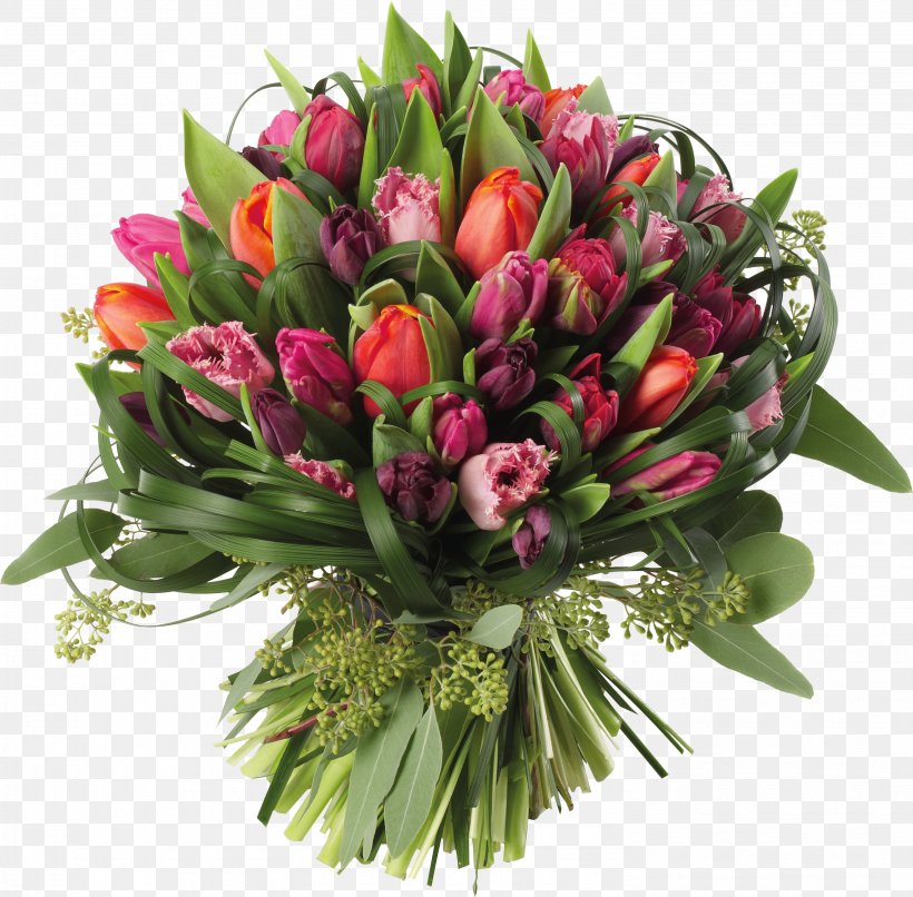 Tulip Flower Bouquet Rose Clip Art, PNG, 2961x2911px, Tulip, Cut Flowers, Floral Design, Floristry, Flower Download Free