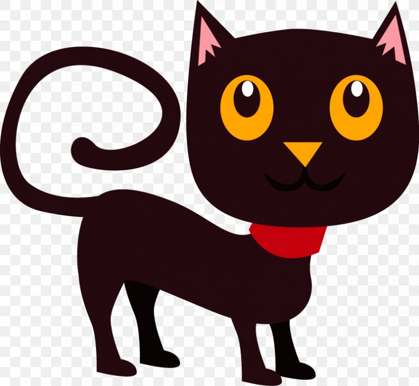 Black Cat Kitten Whiskers Clip Art, PNG, 829x766px, Black Cat, Carnivoran, Cartoon, Cat, Cat Like Mammal Download Free