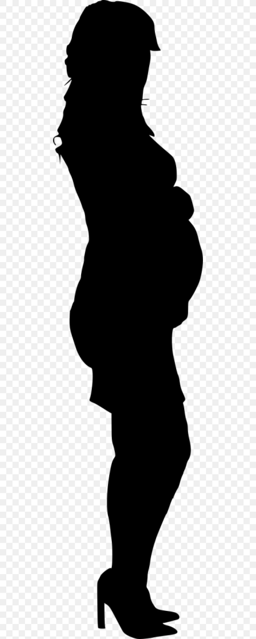 Silhouette Pregnancy Clip Art, PNG, 480x2048px, Silhouette, Black, Black And White, Childbirth, Drawing Download Free