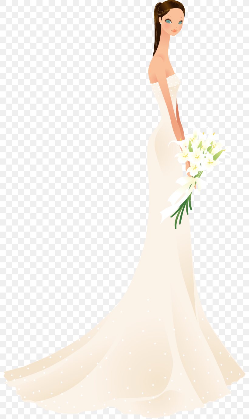 Wedding Dress Bride Ramo De Noiva Engagement, PNG, 800x1375px, Watercolor, Cartoon, Flower, Frame, Heart Download Free