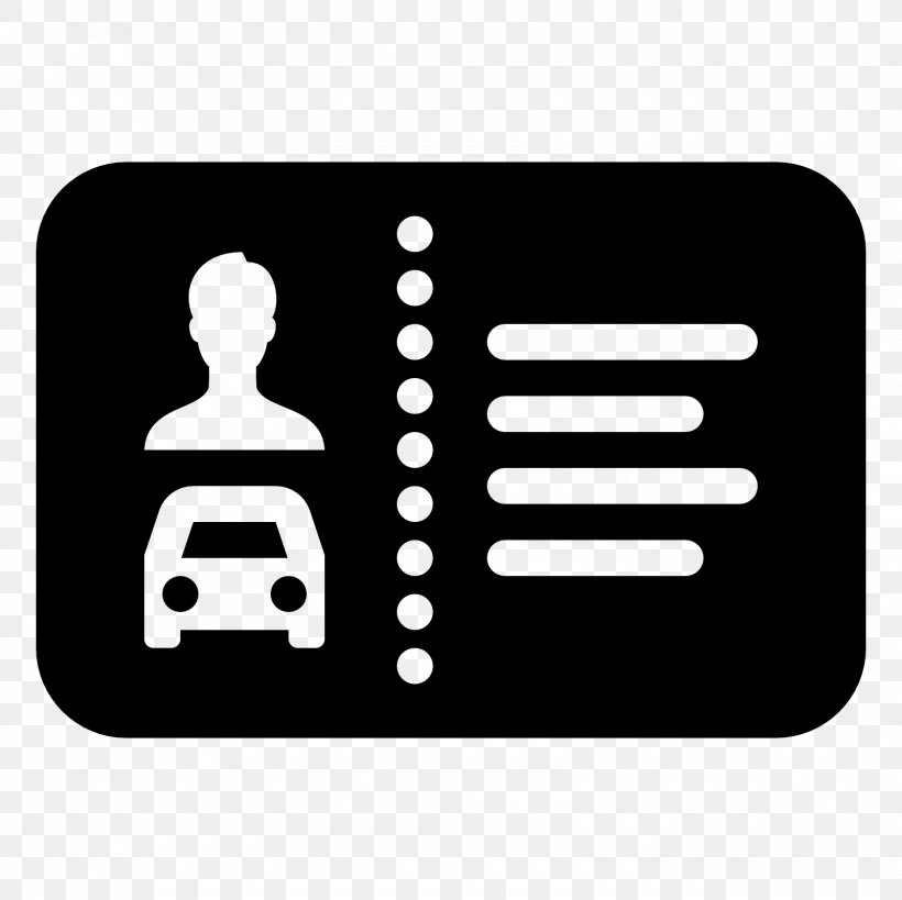 Car Driver's License Computer Icons Driving, PNG, 1600x1600px, Car, Black And White, Blog, Brand, Driver S License Download Free