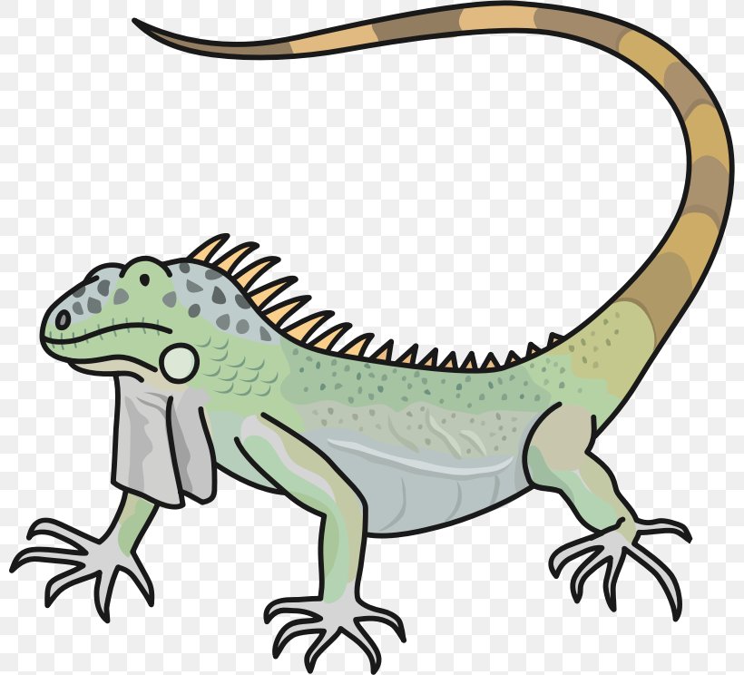 Green Iguana Public Domain Copyright-free Clip Art, PNG, 800x744px, Green Iguana, Animal, Animal Figure, Artwork, Common Iguanas Download Free